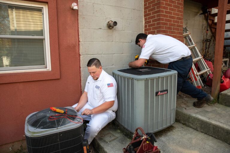 Calfo employees performing repair in pittsburgh pa